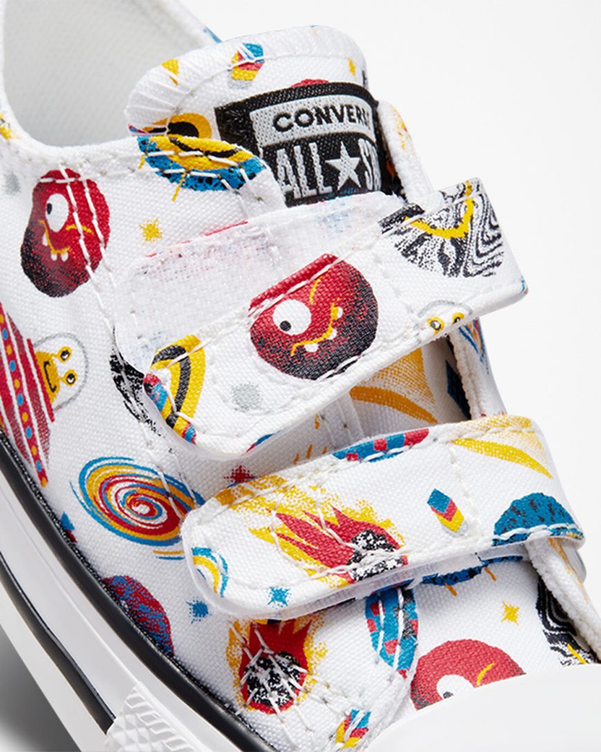 Zapatillas Bajas Converse Chuck Taylor All Star Easy-On Space Cruiser Niño Blancas Rojas | PE 75L804